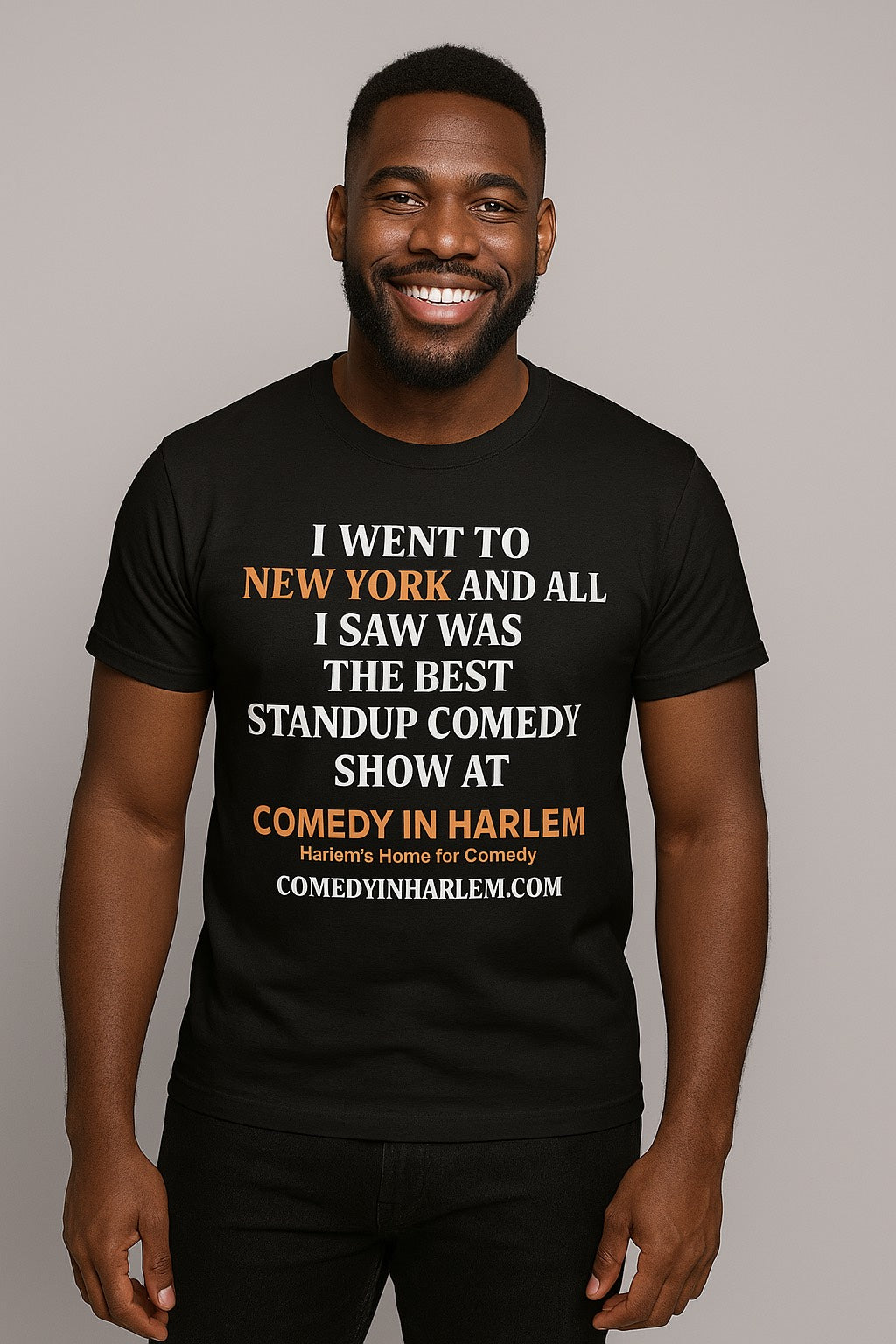 Best Comedy Show T-Shirt White/Black